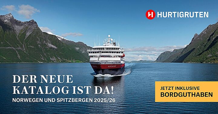 Hurtigruten veröffentlicht 2. Auflage Katalog 2025/26