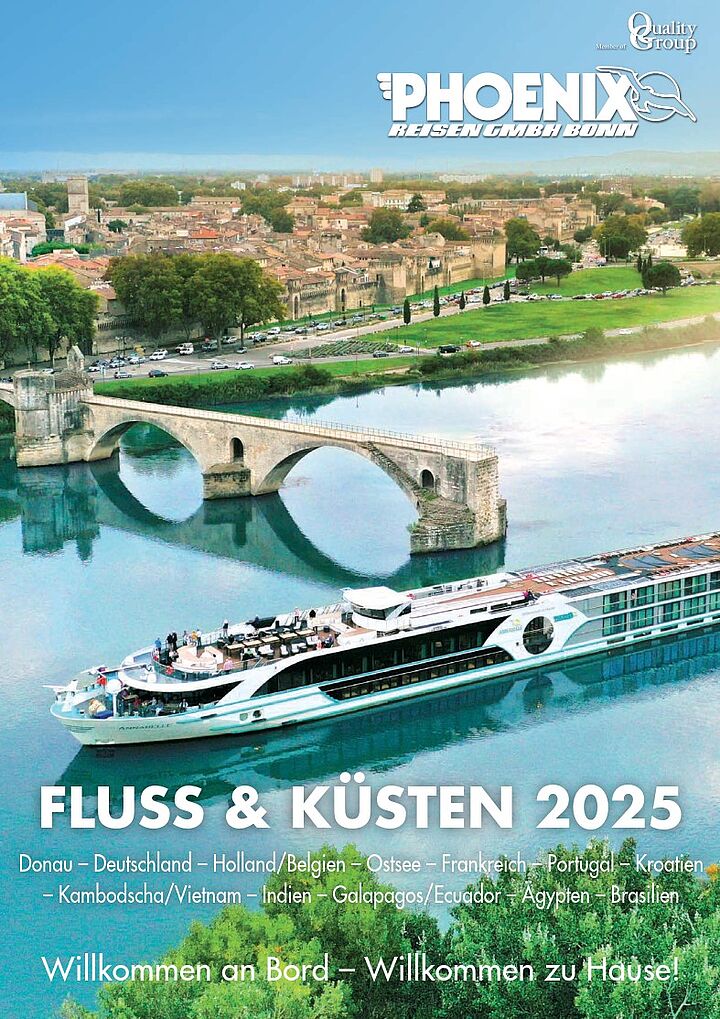 Phoenix Reisen Katalog: 212 Seiten -Fluss und Küsten 2025-