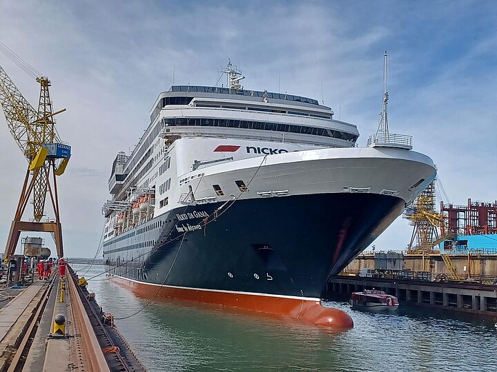 Nach Werftaufenthalt - VASCO DA GAMA erstrahlt in neuem Glanz