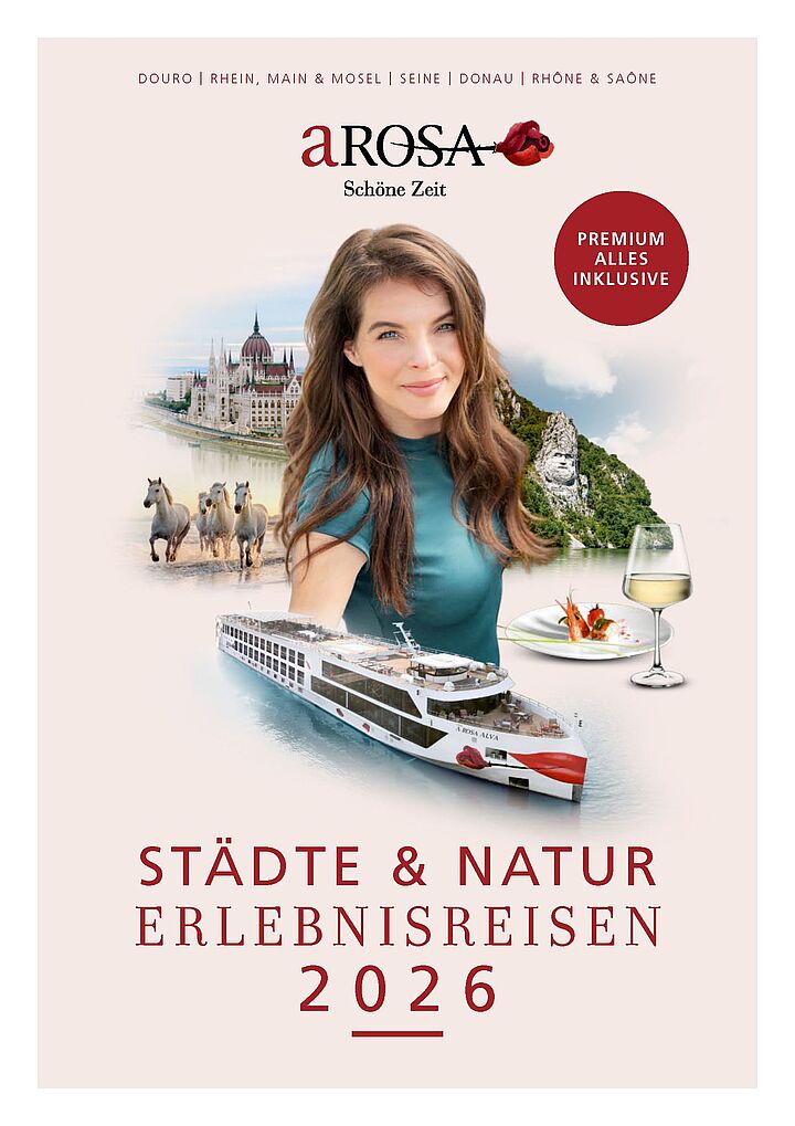 A-ROSA veröffentlicht Printkatalog 2026