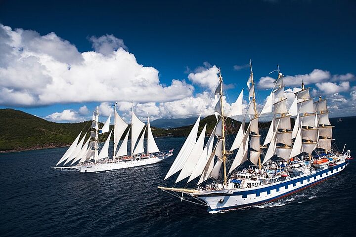Star Clippers: Unter weißen Segeln durch das achte Weltwunder