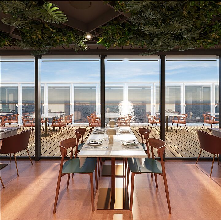 MSC World America erhält das weltweit einzige Eataly-Restaurant auf See