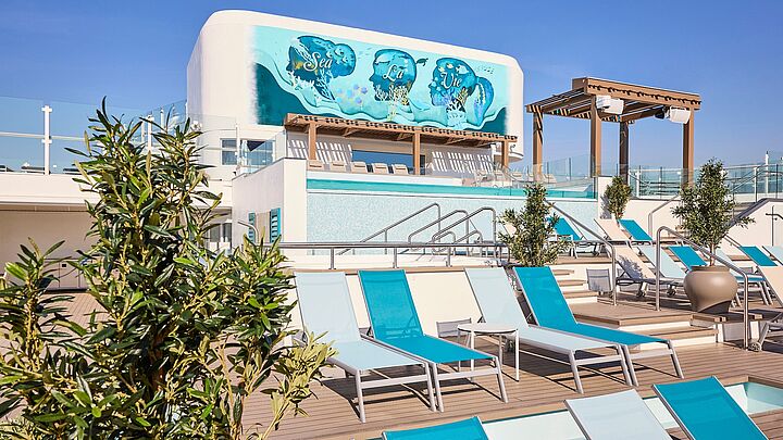 Lieblingsplätze der Mein Schiff Relax unter freiem Himmel