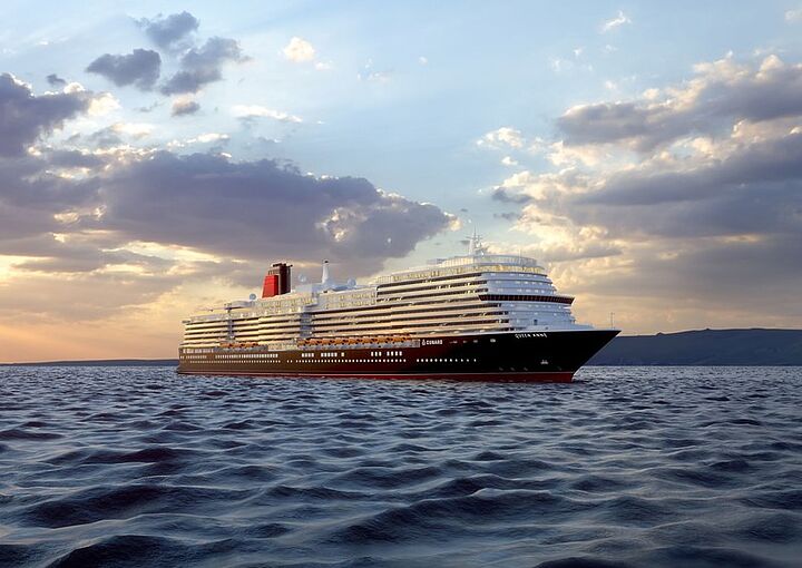 Liverpool wird Schauplatz der Taufe des neuen Cunard Schiffes Queen Anne