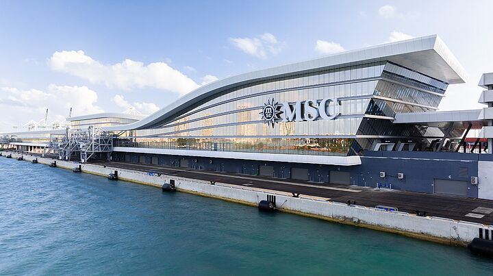 MSC setzt mit der Eröffnung des weltgrößten Kreuzfahrtterminals in Miami neue Branchenstandards
