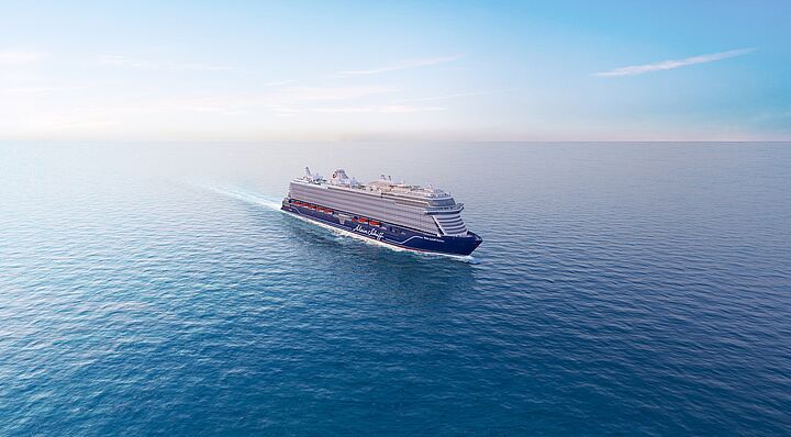 LNG Sea Trial der Mein Schiff Relax erfolgreich beendet Weitere Testfahrt des ersten Neubaus der InTUItion-Klasse im Mittelmeer