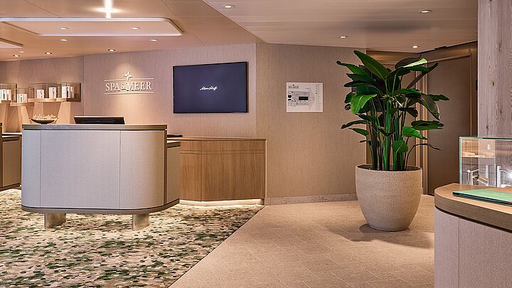 Dreifach Auszeichnung für die Mein Schiff Flotte: SPA und Meer wird mit dem World's Best Cruise Spa 2025 Award, dem DACH SPA Award und dem Kreuzfahrt Guide Award 2025 ausgezeichnet