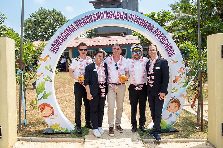 nicko cruises eröffnet erste Vorschule mit FLY &amp; HELP auf Sri Lanka