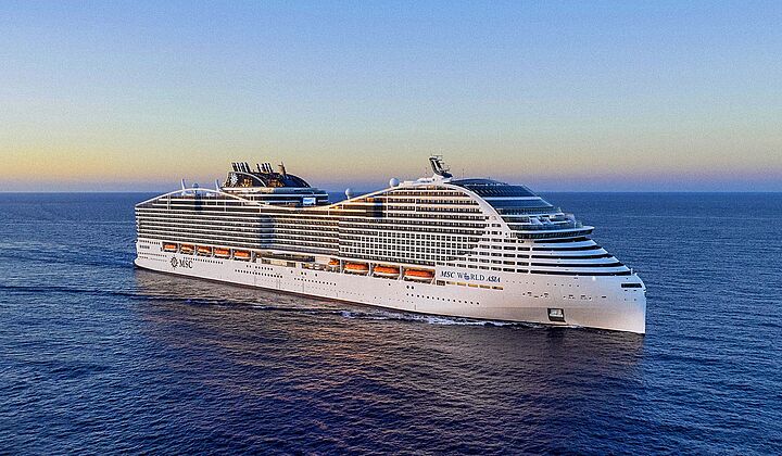 Countdown bis zur Indienststellung: Die MSC World Asia debütiert ab Dezember 2026 im Mittelmeer