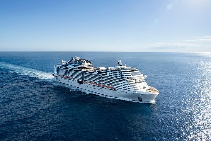 Mit Tool zur Optimierung von Reiserouten senkt MSC Cruises die flottenweiten Emissionen um bis zu 15 Prozent