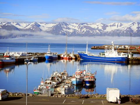 Hafen von Akureyri 